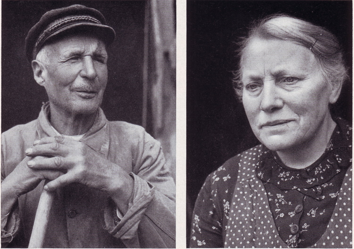 Der Bauer Hinrich Huchting und Marie Huchting, geb. Schnibbel