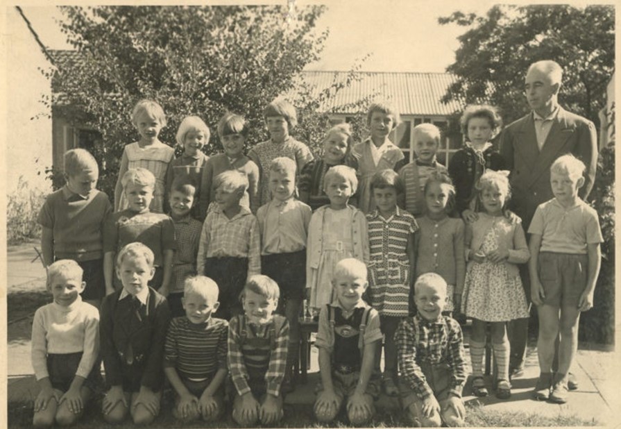 Schulklasse von Herrn Wurmehl ca. 1959