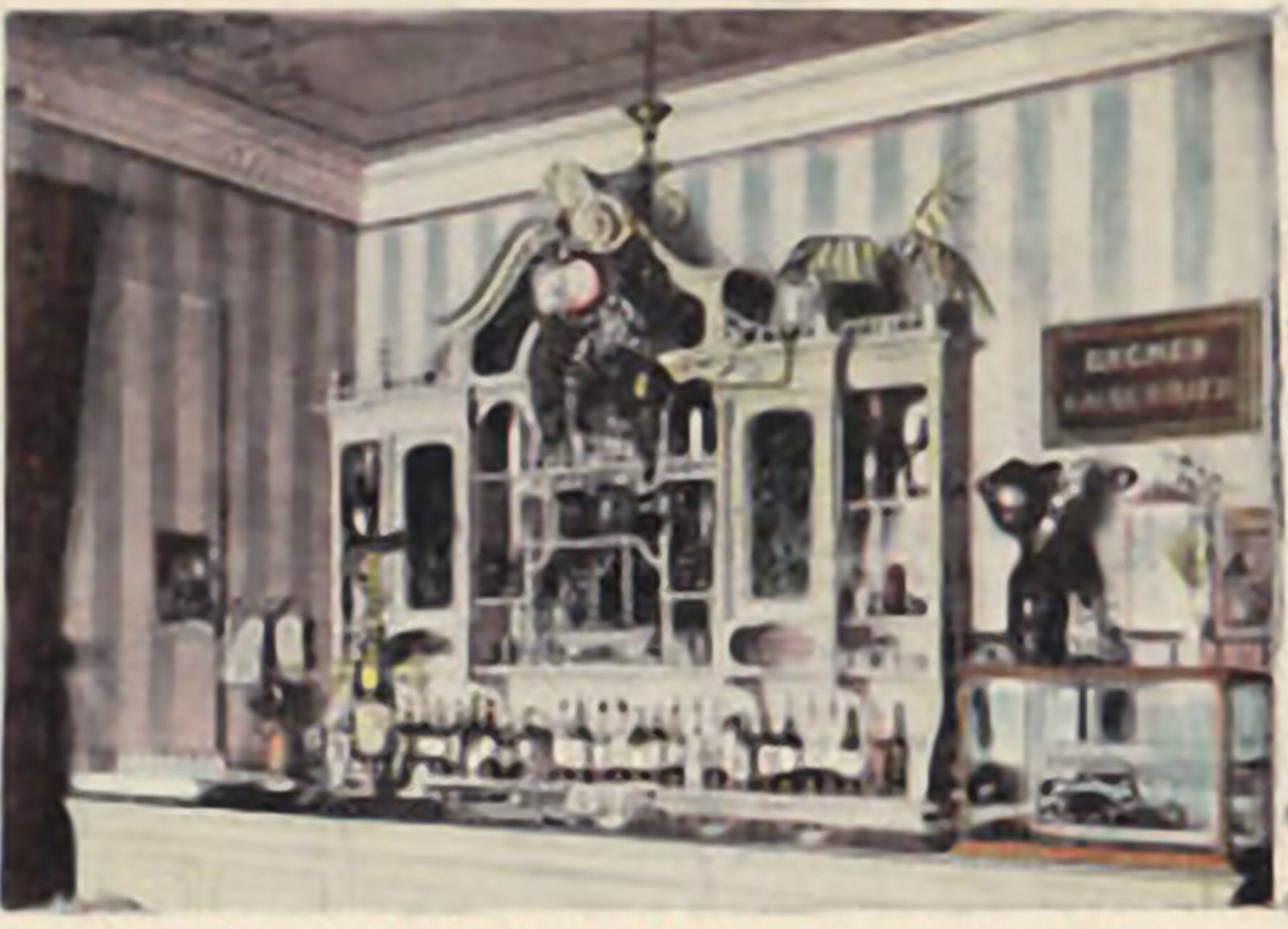 Die Theke in dem Gasthaus