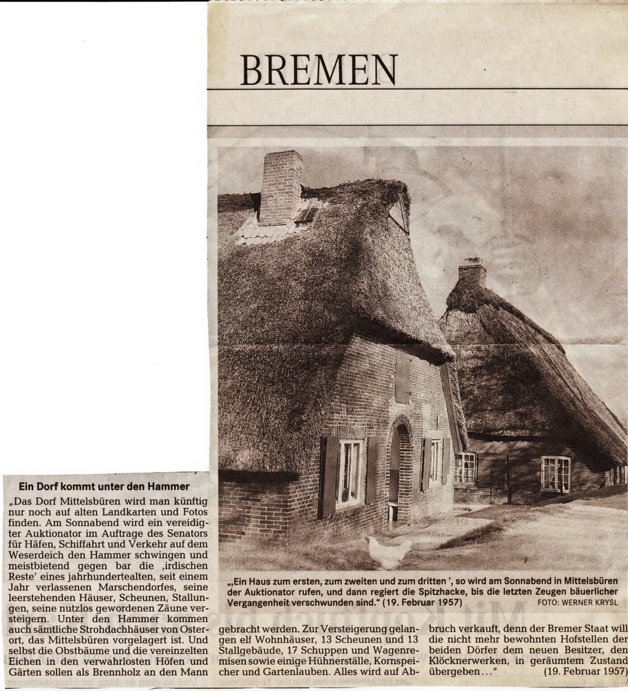 Weser-Kurier vom 19.Februar 1957