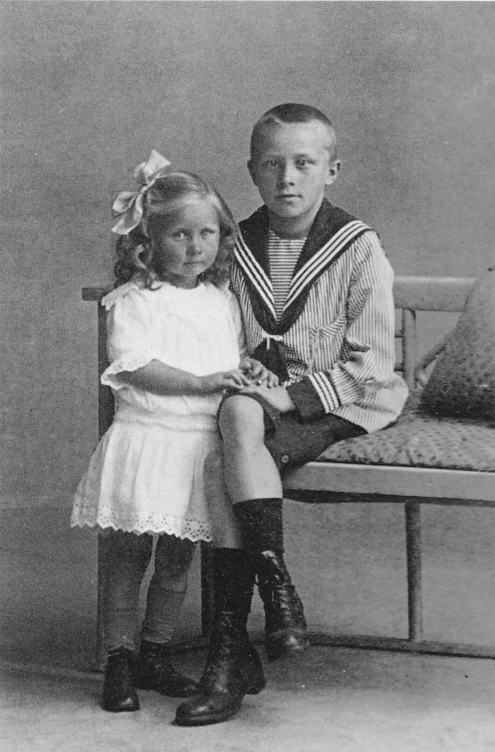 Hermann & Meta Lange im Jahre 1918 / Foto: Helene Albers, Burg