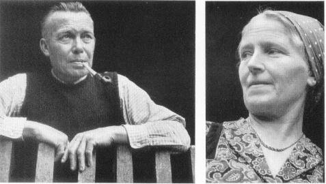Letzte Bewohner: Maschinenschlosser Hinrich Brünjes und Frau Sophie, geb. von Oehsen