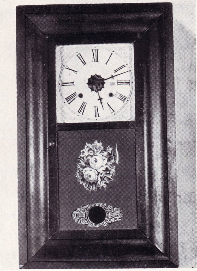 Wanduhr, um 1850 aus dem Haus Mittelsbüren 15 Mittelsbüren 13