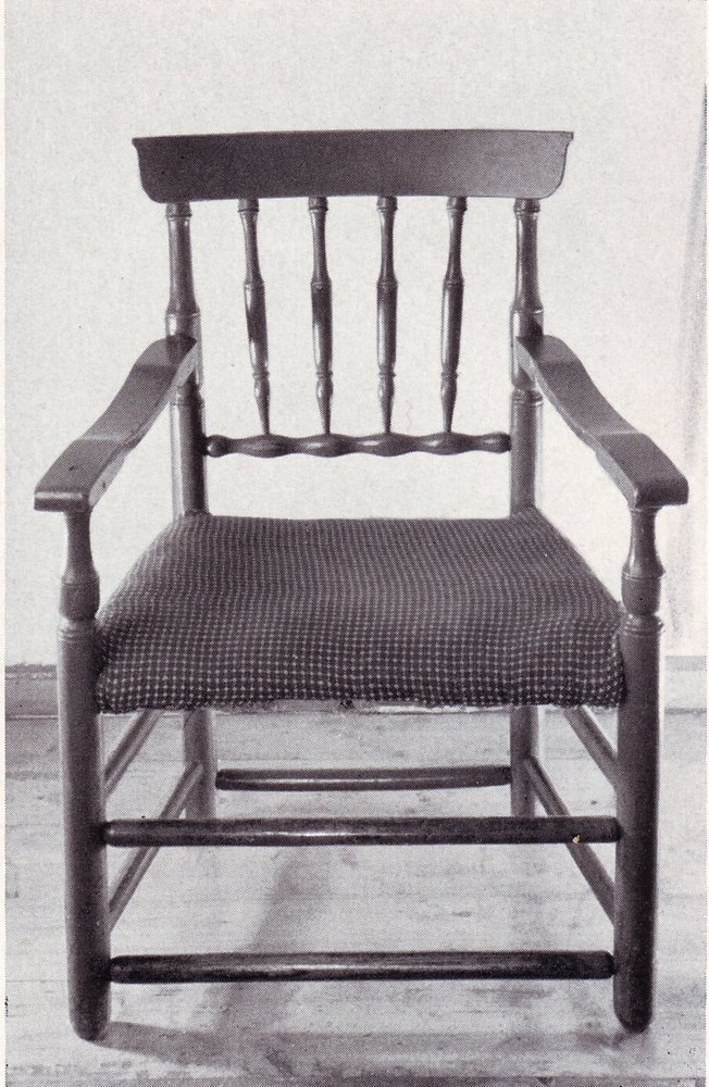 Armlehnstuhl aus dem Hause Albert Haake, Hasenbüren, um 1850