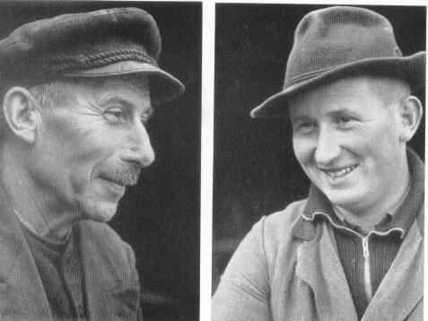 Altbauer Georg Loose und Jungbauer Johann Loose