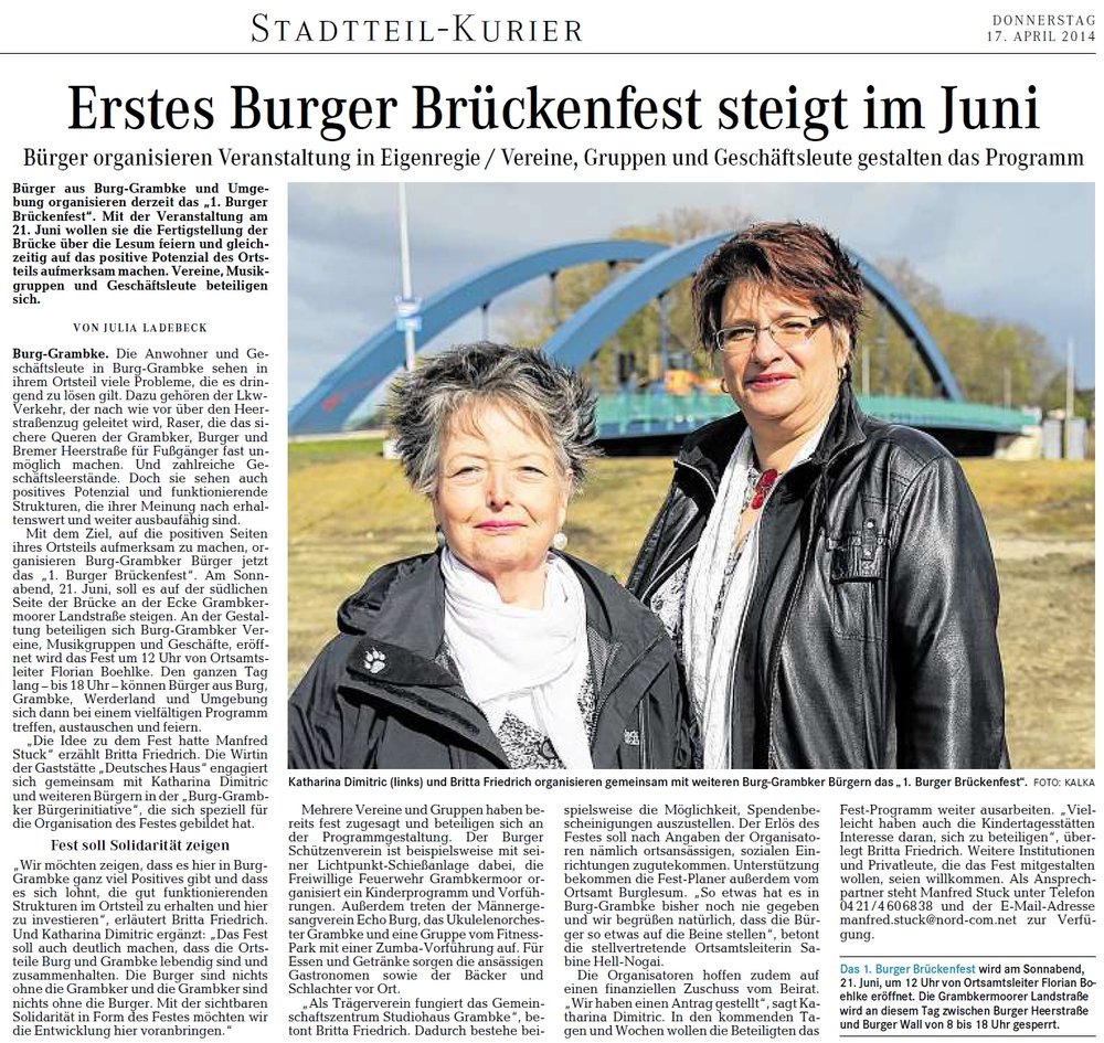 1.Burger Brückenfest