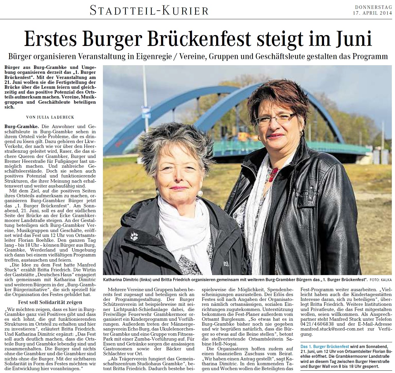 1.Burger Brückenfest