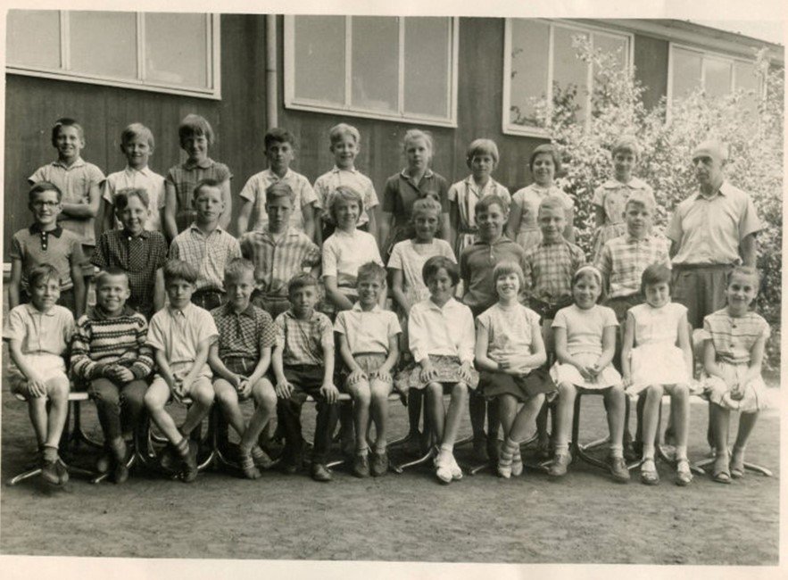 Schulklasse von Herrn Wurmehl ca. 1959