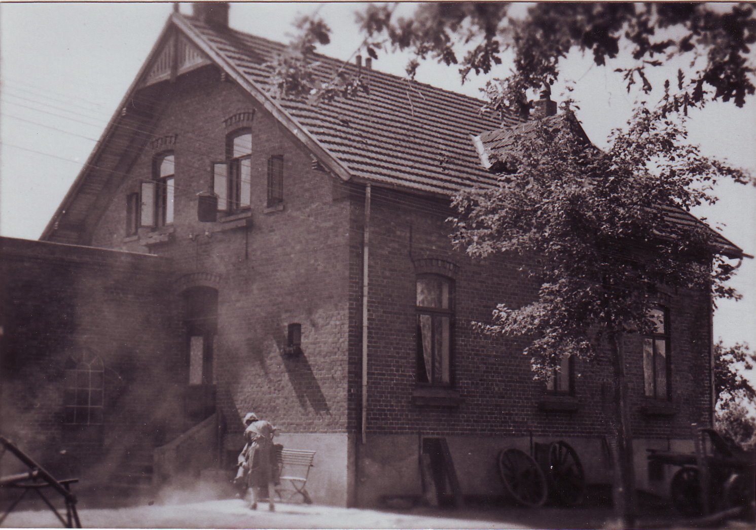 Grambke - Mittelsbürener Landstr. - Tietjens Schmiede 2 -ca.1930.