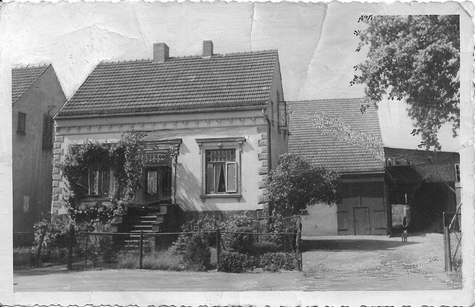 Das Wohnhaus vom Hof Mattfeldt vor 1950