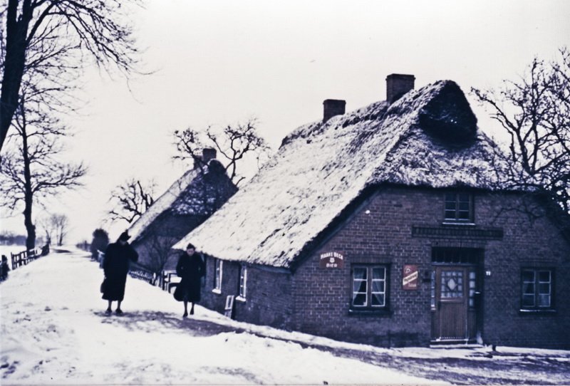 Hof Lübbers in Osterort (Mb 4) im Winter / © Foto: Bernhard Meier