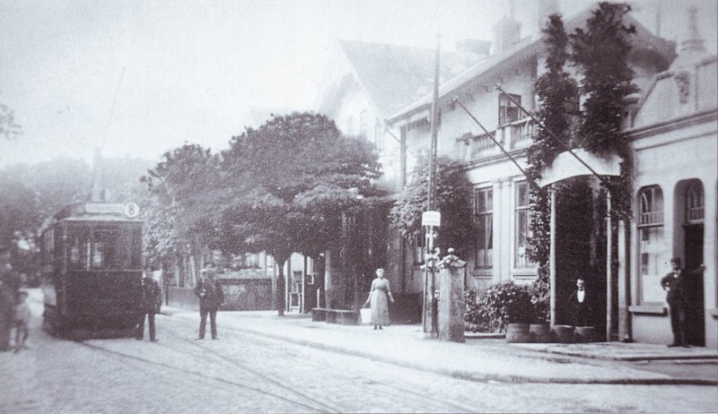 Burg - 1903 Endhaltepunkt der Strassenbahn