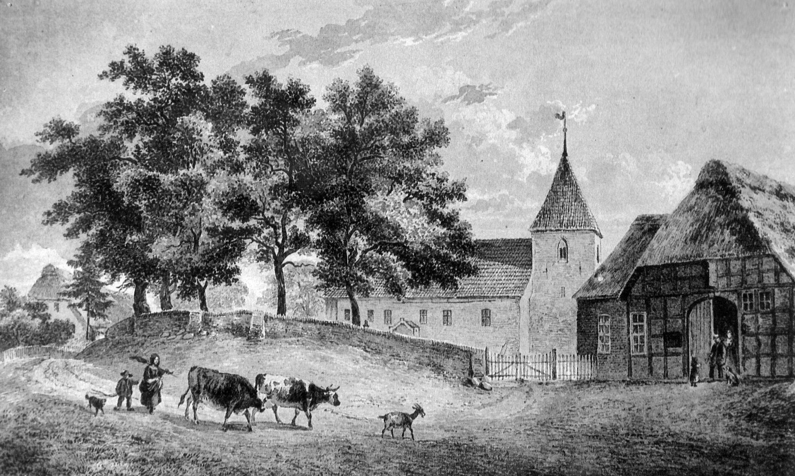Gemälde von Ch. Grabau vor 1869