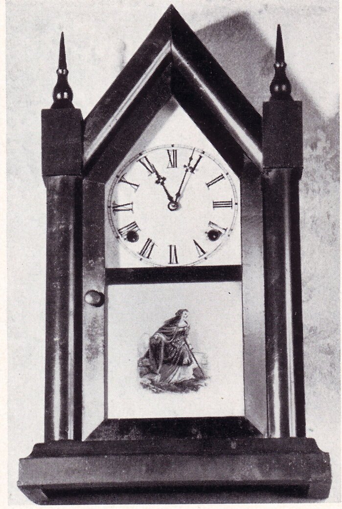 Wanduhr, um 1850 aus dem Haus Mittelsbüren 13 Niederbüren 3