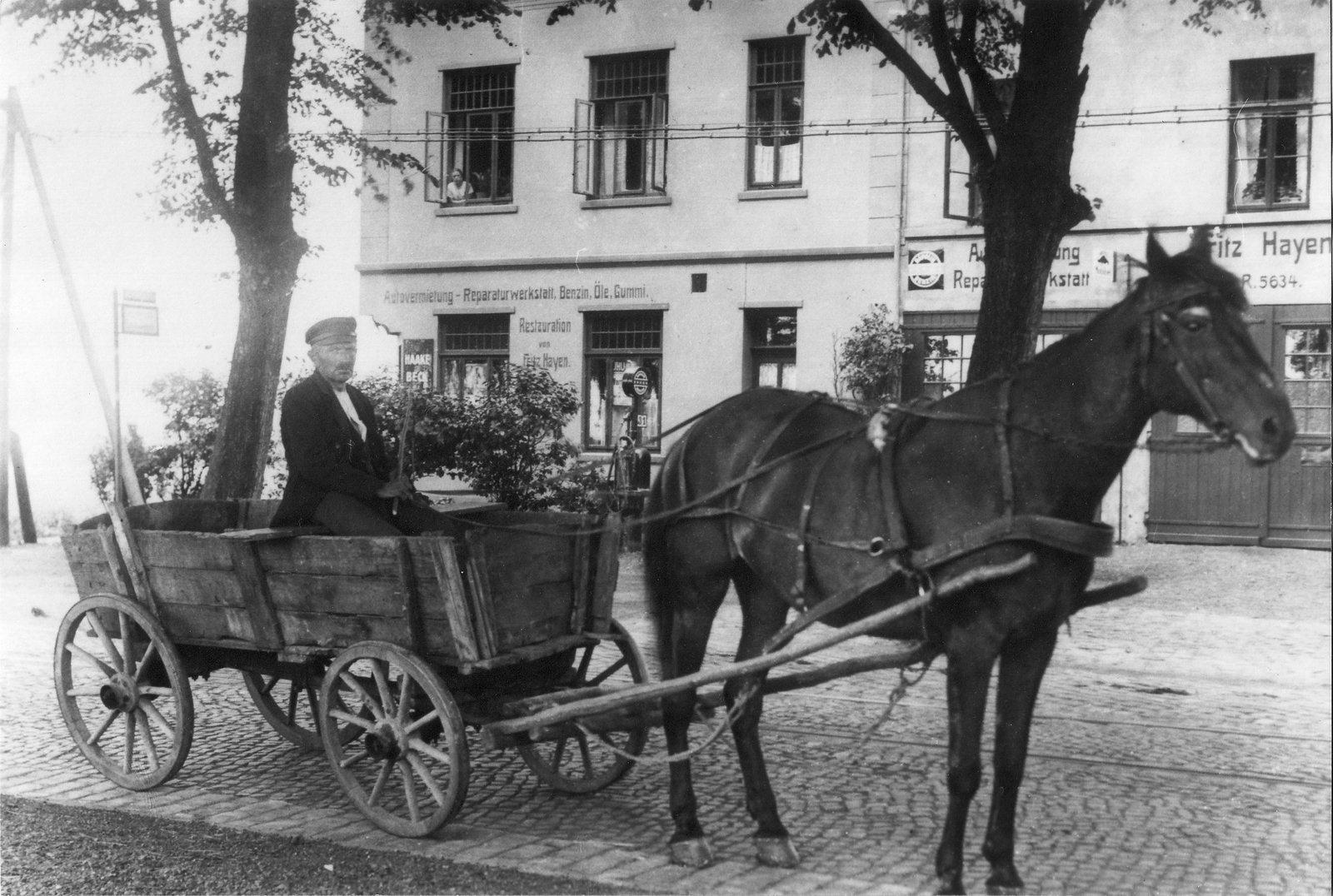 Oslebshauser Heerstraße 279 / Ecke Wiehenstraße / Reparaturwerkstatt "Fritz Hayen"