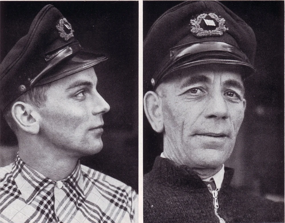 Claus Bohe und sein Vater, der Schiffsführer Carl Bohe