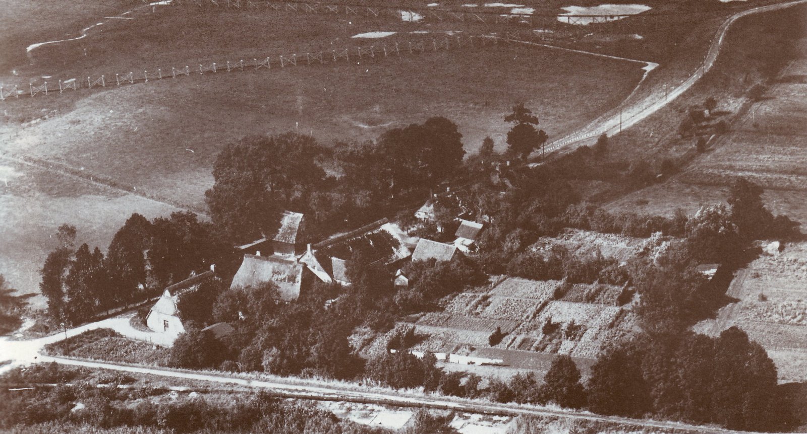 Osterort, links die Weser, rechts das Werderland