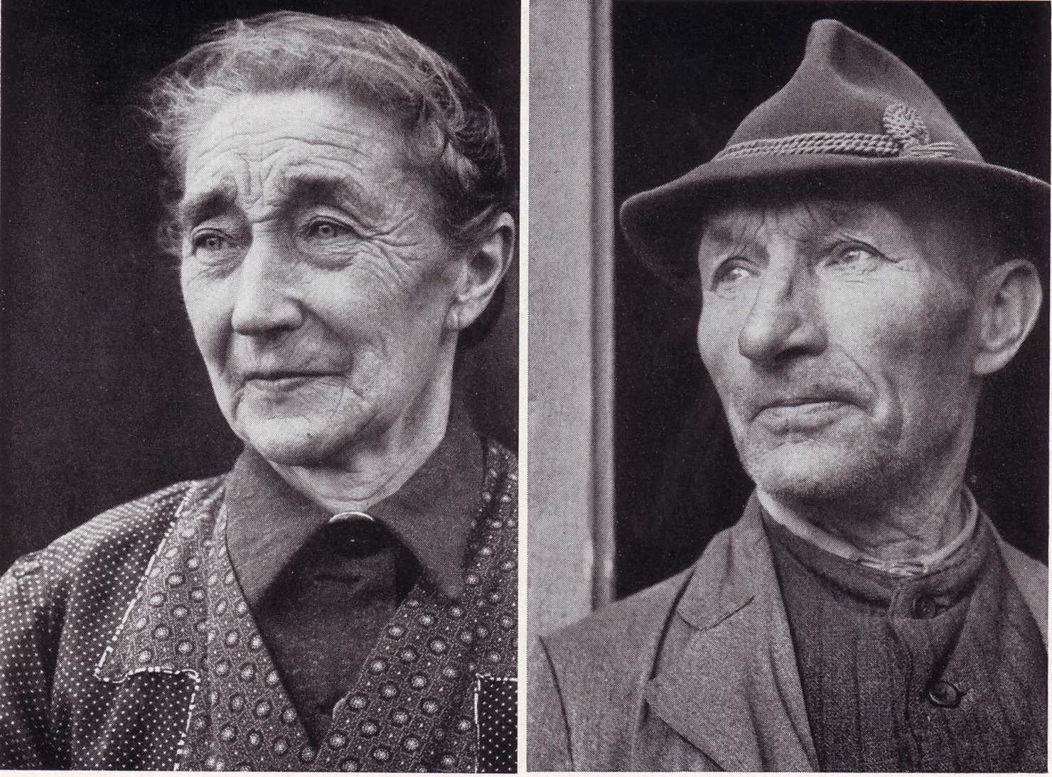 Helene Haake, geb. Dettmer und der Bauer Johann Haake
