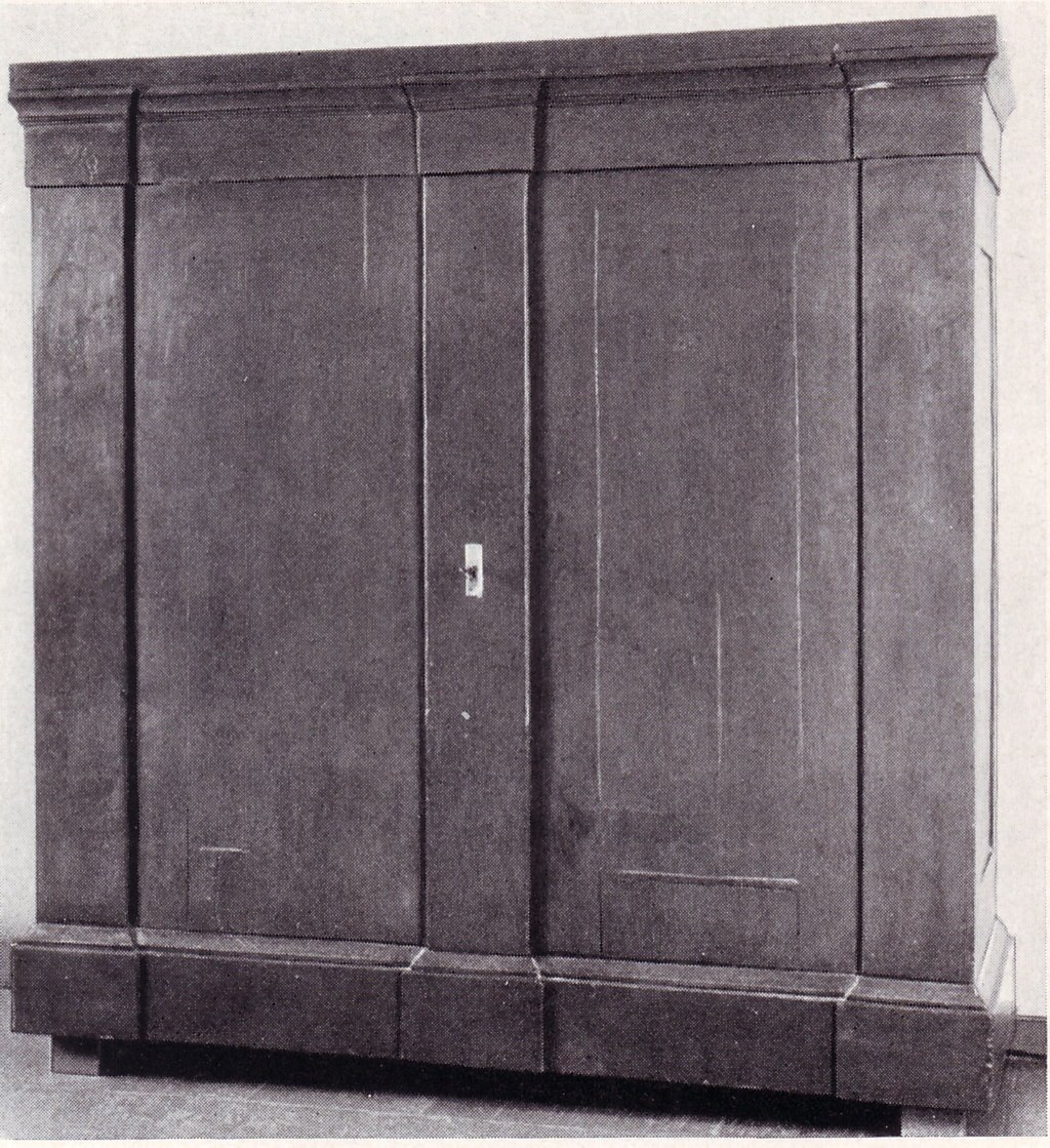 Dielenschrank, um 1820 aus dem Hause Mittelsbüren 28 Mittelsbüren 6