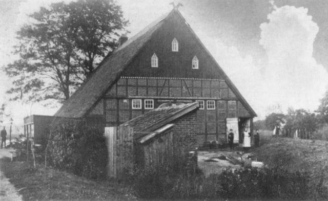 In dem Buch von Heinrich Hoops, "Mittelsbüren und das Werderland", Herausgegeben von Sophie Hollanders (1986) ist das Bild auf Seite 85 zu sehen.
