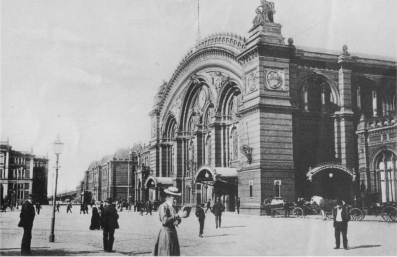 Bremer Hauptbahnhof um 1907