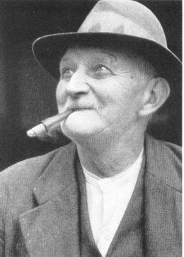 Der letzte Bauer auf diesem Hof, Johann Haake, genannt: "Jan Boomsaag"
